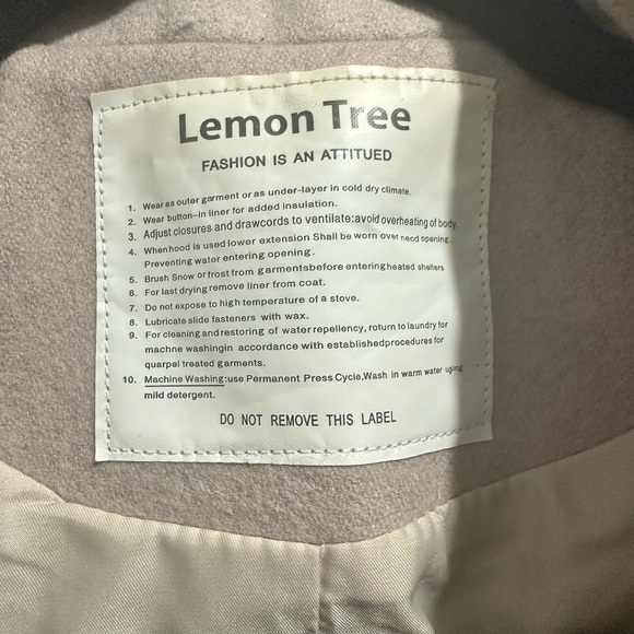 Lemon Tree Cream/Tan Coat - Picture 4 of 6